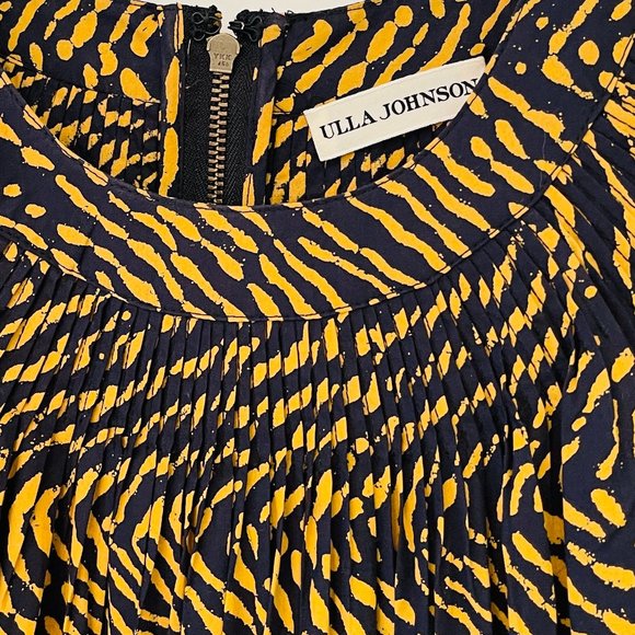 Ulla Johnson Dresses & Skirts - ❤️ ULLA JOHNSON 4 LOTTIE SHORT SLEEVE RUFFLE PINTUCK POPLIN MIDI BOHEMIAN DRESS